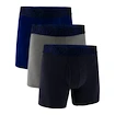 Pánské boxerky Under Armour Perf Cotton Solid 6in 3Pack Navy