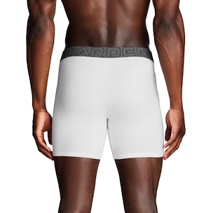Pánské boxerky Under Armour Perf Cotton Solid 6in 3Pack White
