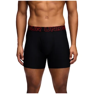 Pánské boxerky Under Armour Perf Tech 6in 3Pack Black