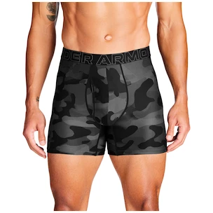 Pánské boxerky Under Armour Perf Tech Print 6in 3Pack Black