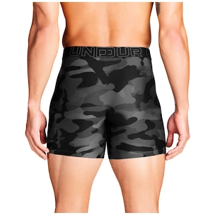 Pánské boxerky Under Armour Perf Tech Print 6in 3Pack Black