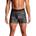 Pánské boxerky Under Armour Perf Tech Print 6in 3Pack Castlerock Heather
