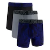 Pánské boxerky Under Armour Perf Tech Print 6in 3Pack Royal