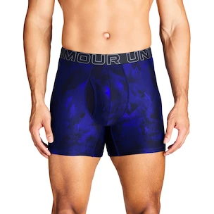 Pánské boxerky Under Armour Perf Tech Print 6in 3Pack Royal