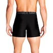 Pánské boxerky Under Armour Perf Tech Solid 6in 3Pack Black