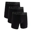 Pánské boxerky Under Armour Perf Tech Solid 6in 3Pack Black
