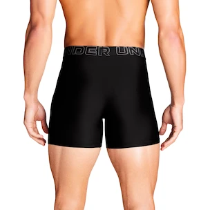 Pánské boxerky Under Armour Perf Tech Solid 6in 3Pack Black