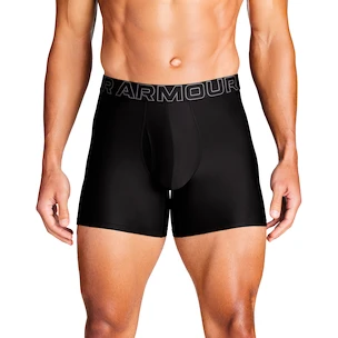 Pánské boxerky Under Armour Perf Tech Solid 6in 3Pack Black