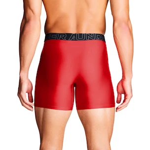Pánské boxerky Under Armour Perf Tech Solid 6in 3Pack Red