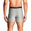Pánské boxerky Under Armour Perf Tech Solid 6in 3Pack Steel Heather