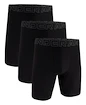 Pánské boxerky Under Armour Perf Tech Solid 9in 3Pack Black