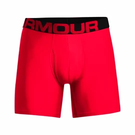 Pánské boxerky Under Armour Tech 6in 2 Pack-RED