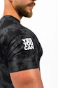 Pánské kompresní tričko Nebbia Performance+ Kompresní Camouflage Tričko MAXIMUM black