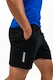 Pánské kraťasy Nebbia Performance+ Teplákové Relaxed-Fit Kraťasy MAXIMUM black