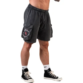 Pánské šortky Nebbia NEBBIA x OLYMPIA Washed Loose Fit Cargo Shorts LEGACY 787 black