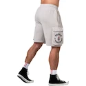 Pánské šortky Nebbia NEBBIA x OLYMPIA Washed Loose Fit Cargo Shorts LEGACY 787 light grey