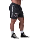 Pánské šortky Nebbia NEBBIA x OLYMPIA Washed Sweat Shorts LEGEND 786 black