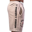 Pánské šortky Nebbia NEBBIA x OLYMPIA Washed Sweat Shorts LEGEND 786 light grey