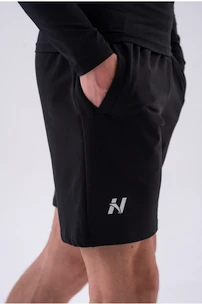 Pánské šortky Nebbia  Relaxed-fit Shorts with Side Pockets 319 black
