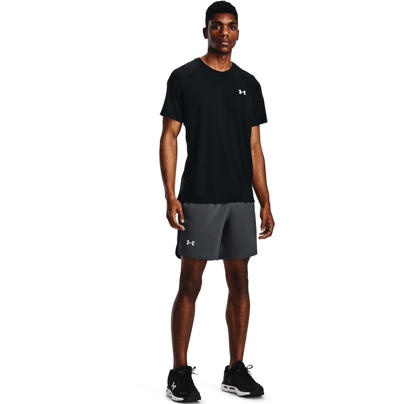 Pánské šortky Under Armour  Launch SW 7'' Short gray Pitch Gray XXL