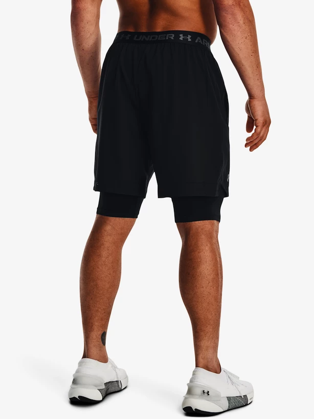 Pánské šortky Under Armour  Vanish Woven 2in1 Sts-BLK XXL