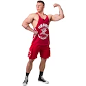 Pánské tílko Nebbia NEBBIA x OLYMPIA Washed Muscle Back Stringer GOLDEN AGE 791 red