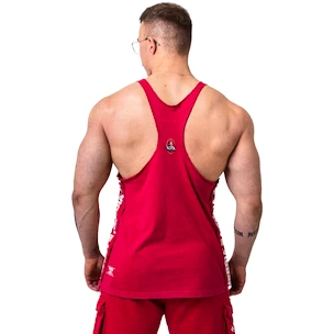 Pánské tílko Nebbia NEBBIA x OLYMPIA Washed Muscle Back Stringer GOLDEN AGE 791 red