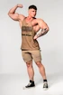 Pánské tílko Nebbia  Washed-off Oversized Stringer MAX OUT 359 Light Brown
