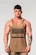 Pánské tílko Nebbia  Washed-off Oversized Stringer MAX OUT 359 Light Brown