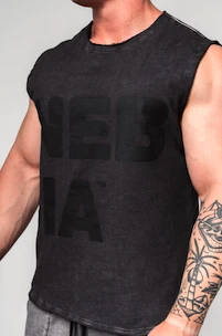 Pánské tílko Nebbia  Washed-off Tank Top BEASTIN' 361 Black
