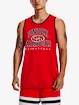 Pánské tílko Under Armour  Baseline Reversible Jsy-RED
