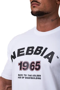Pánské tričko Nebbia 1965 Golden Era T-shirt White XXL