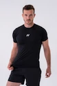 Pánské tričko Nebbia  Functional Slim-fit T-shirt 324 black