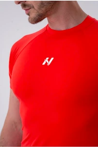 Pánské tričko Nebbia  Functional Slim-fit T-shirt 324 red