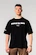 Pánské tričko Nebbia  Heavyweight Cotton Oversized T-shirt GRIND Black