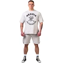 Pánské tričko Nebbia NEBBIA x OLYMPIA Washed Oversized T-Shirt GOLDEN AGE 790 light grey