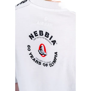 Pánské tričko Nebbia NEBBIA x OLYMPIA Washed Oversized T-Shirt GOLDEN AGE 790 light grey
