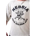 Pánské tričko Nebbia NEBBIA x OLYMPIA Washed Rag Top GOLDEN AGE 788 light grey