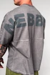 Pánské tričko Nebbia  Washed-off Oversized Heavyweight Cotton T-shirt NO SHORTCUTS 369 Light Grey