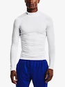 Pánské tričko Under Armour HeatGear Comp Mock LS-WHT XL