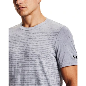 Pánské tričko Under Armour  Seamless Wordmark SS Grey S