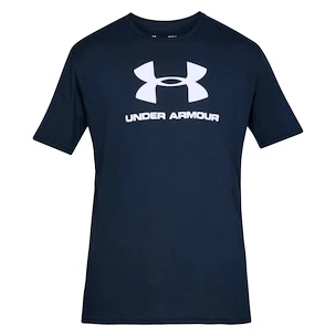 Pánské tričko Under Armour  SPORTSTYLE LOGO SS Midnight Navy XL