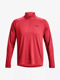 Pánské tričko Under Armour UA Tech 2.0 1/2 Zip-RED