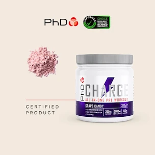 PhD Nutrition  Charge Pre-Workout 300 g gumoví medvídci