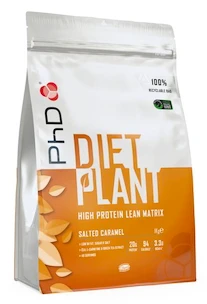 PhD Nutrition  Diet Plant Protein 1000 g slaný karamel