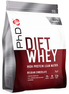 PhD Nutrition Diet Whey 2000 g belgická čokoláda