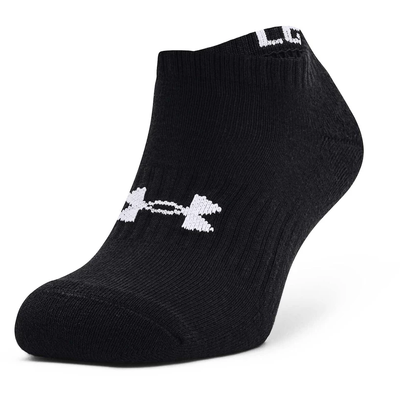 Ponožky Under Armour  Core No Show 3Pk-BLK  XL
