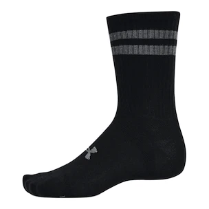 Ponožky Under Armour  Essential 6pk Crew Black / Black / Castlerock