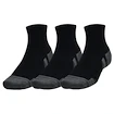 Ponožky Under Armour  Performance Cotton 3p Qtr-BLK