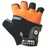 Power System Fitness Rukavice Fit Girl Oranžové